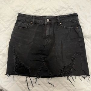 Pacsun Black Denim Skirt